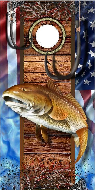 Red Fish Hooks American Flag Freedom Bundle – Shaner's Custom