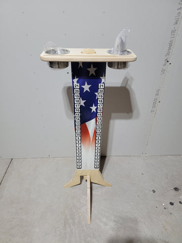 American Flag Drink/Score Tower