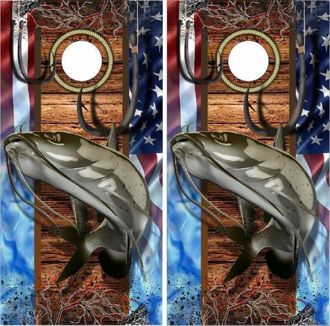 Catfish Hooks American Flag Freedom Bundle