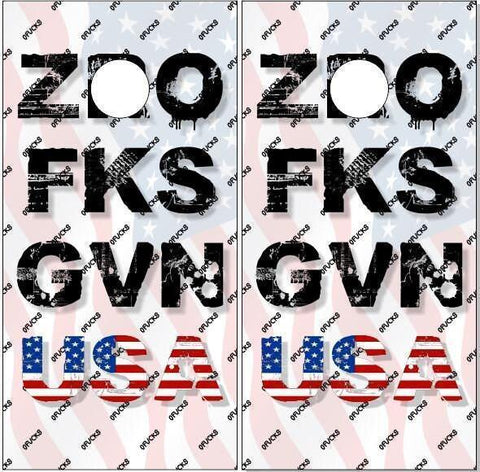 Zero Fcks Given American Flag Freedom Bundle