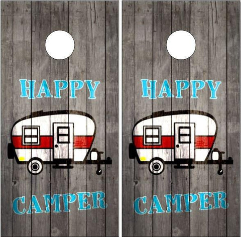 Happy Camper Cornhole Boards