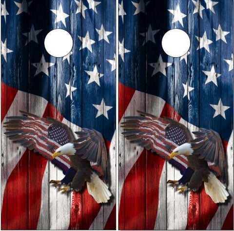 American Flag Eagle Wood Freedom Bundle