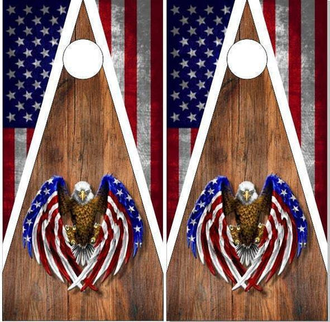 American Flag Eagle Wood Freedom Bundle