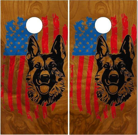 German Shephard American Flag Freedom Bundle