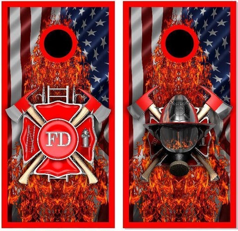 Firefighter American Flames Freedom Bundle