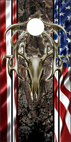 American Flag Camo Deer Skull Freedom Bundle