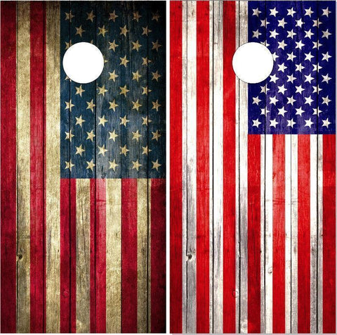 American Flag Flat wood Freedom Bundle