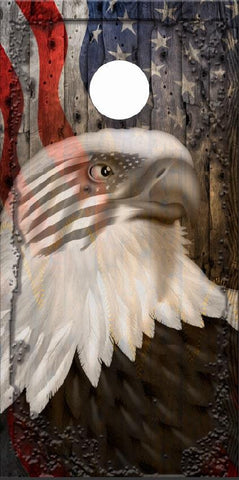 Ghost Eagle American FLag Wood Freedom Bundle